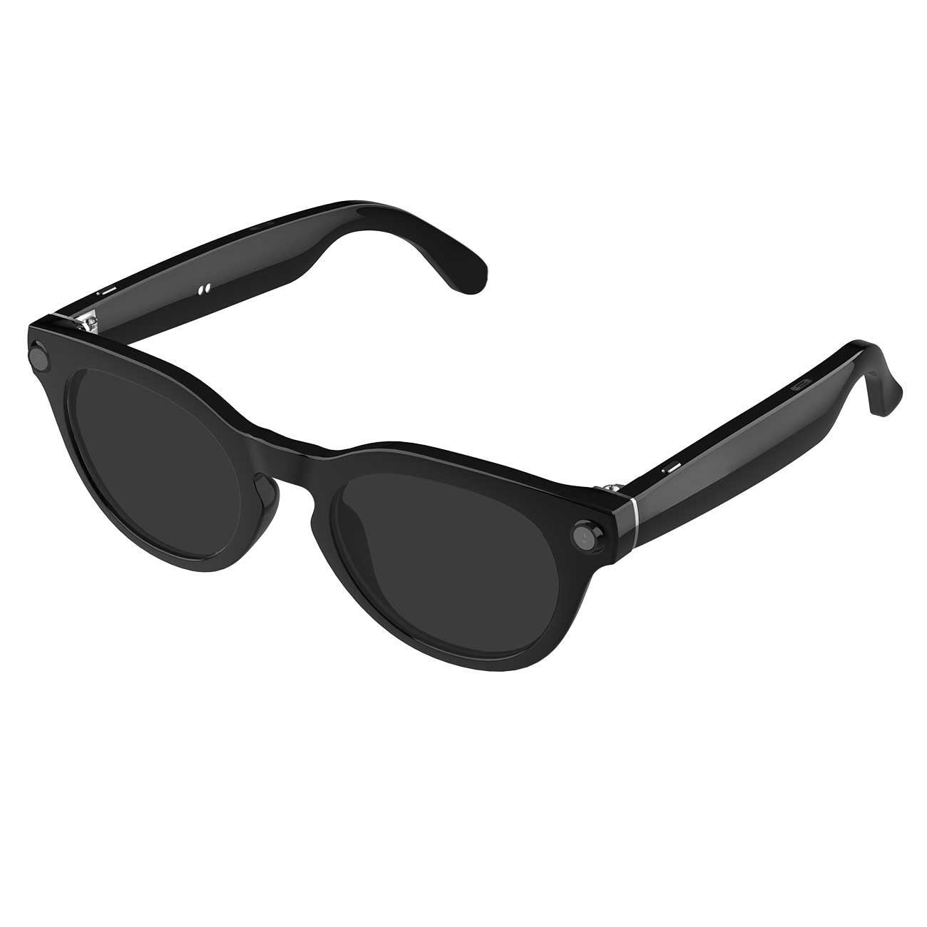 AI Smart Glasses NLB08W left view with Sunglasses lenses