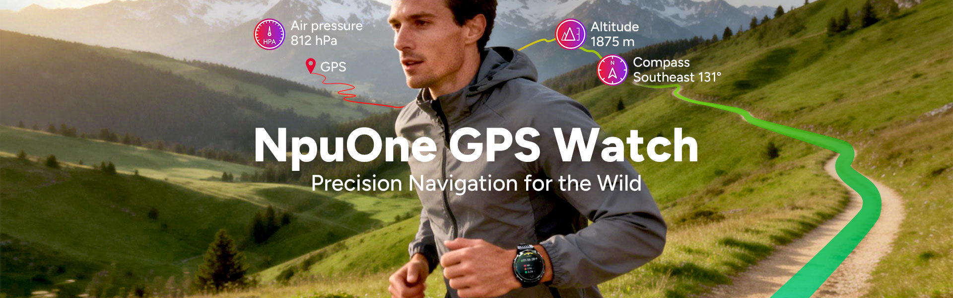 GPS smartwatches with precise outdoor positioning and long battery life