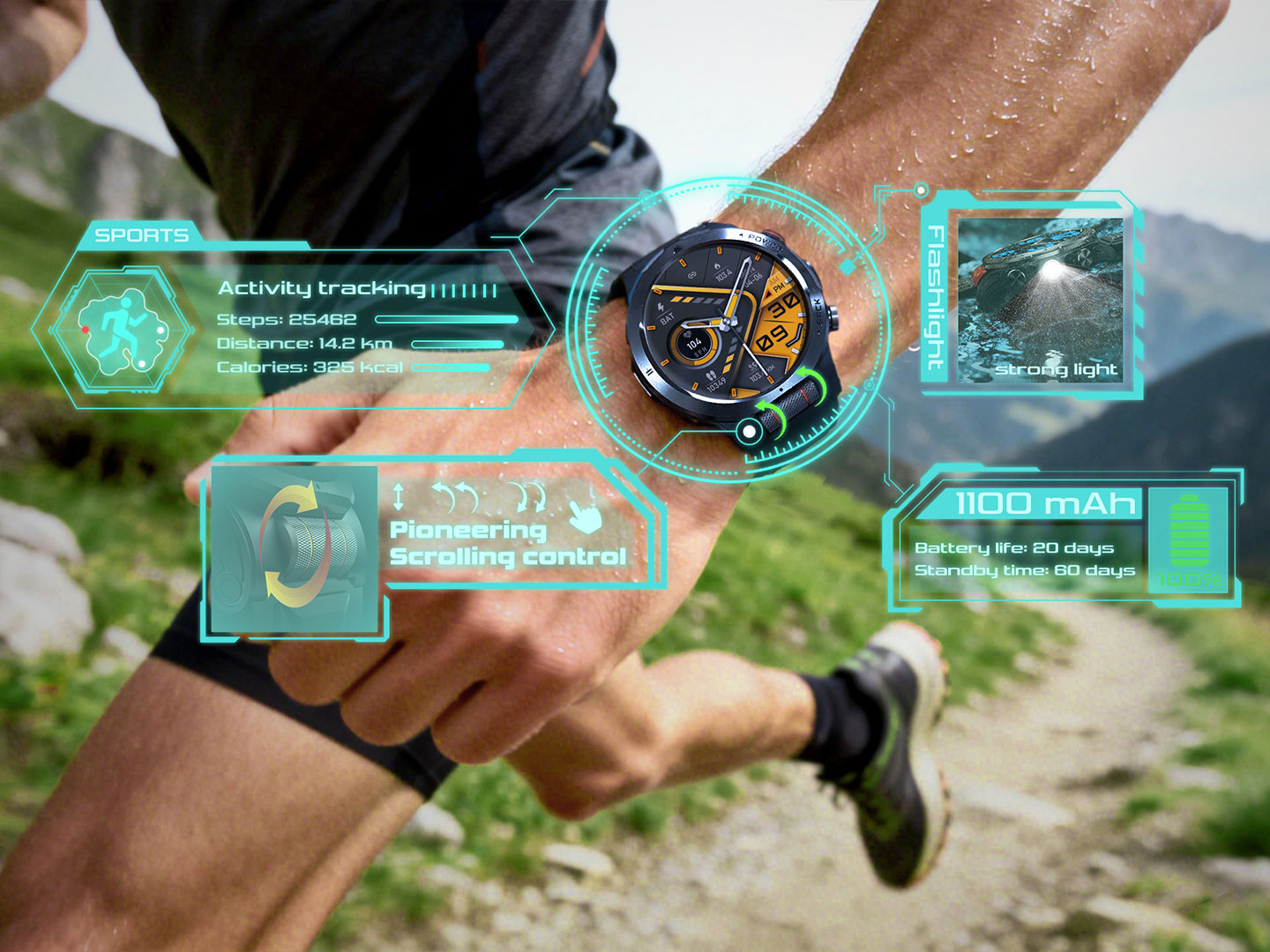 Smartwatches for fitness tracking, GPS, and daily wear