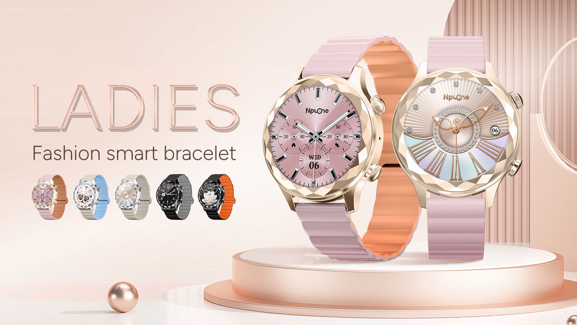 Women’s smartwatches with stylish designs and health tracking features